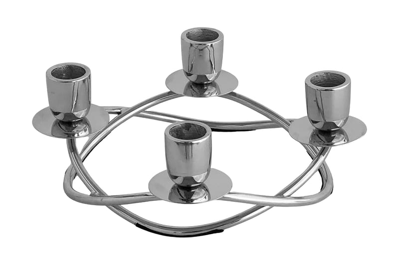 Ljusstake Ring 20x22 cm Silver - AG Home & Light - Inredning - Ljus & dofter - Ljusstakar & ljuslyktor