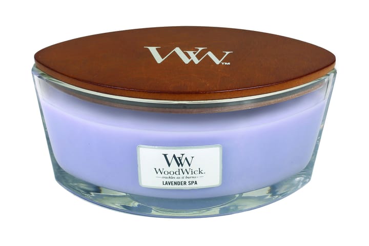 Doftljus Ellipse Lavender Spa Lila - WoodWick - Inredning - Ljus & dofter - Rumsdoft & luftfräschare - Doftljus