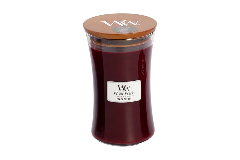 Doftljus Large Black Cherry Röd - WoodWick - Inredning - Ljus & dofter - Rumsdoft & luftfräschare - Doftljus