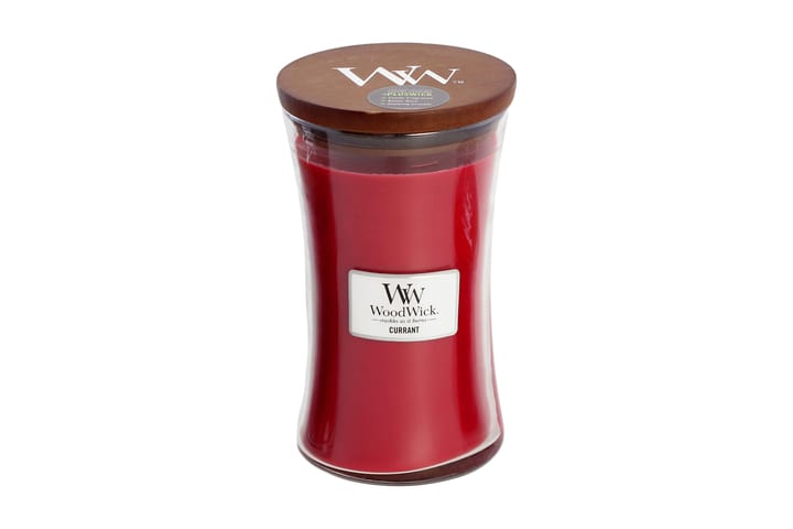 Doftljus Large Currant Röd - WoodWick - Inredning - Ljus & dofter - Rumsdoft & luftfräschare - Doftljus