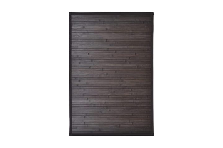 2 Badrumsmattor i bambu 40x50 cm mörkbrun - Brun - Inredning - Mattor - Badrumsmatta