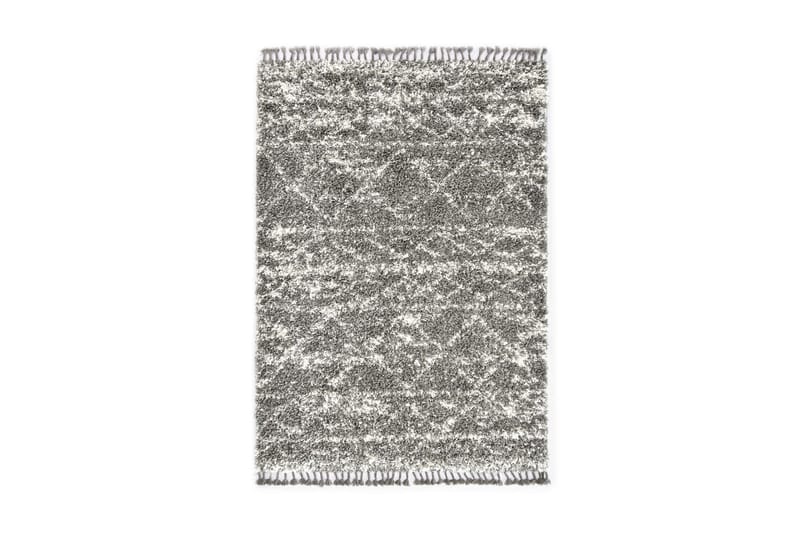 Berbermatta långhårig PP grå och beige 160x230 cm - Grå - Inredning - Mattor - Stora mattor