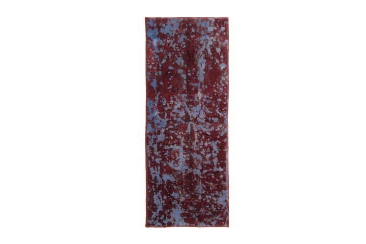 Handknuten Vintage Matta Ull Ljusblå/Röd 60x152cm - Ljusblå|Röd - Inredning - Mattor - Handvävda mattor
