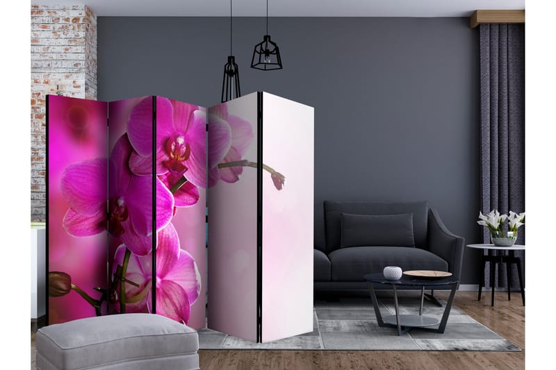 Rumsavdelare Pink Orchid 225x172 cm - Inredning - Småmöbler - Rumsavdelare