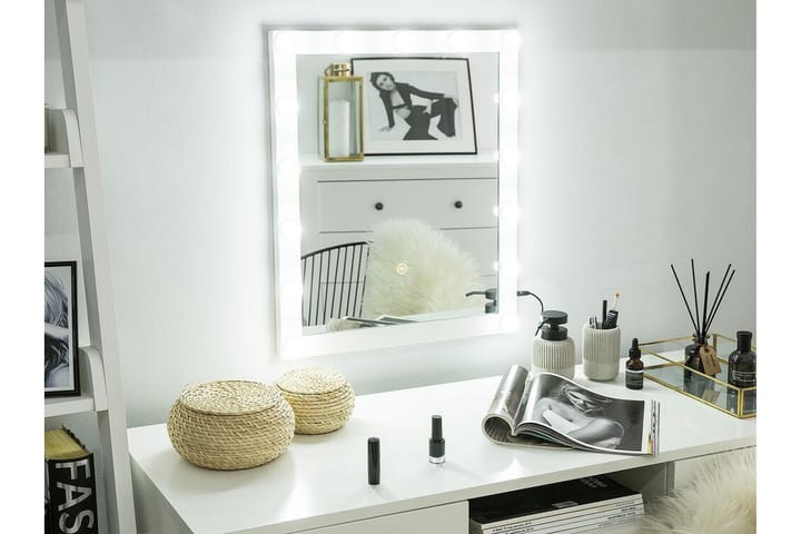 Spegel Perala LED 50x60 cm - Transparent - Möbler - Fåtölj & stolar - Karmstol