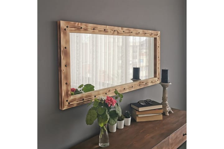 Dekorationsspegel Arichabala 110 cm - Valnöt - Inredning - Spegel - Hallspegel