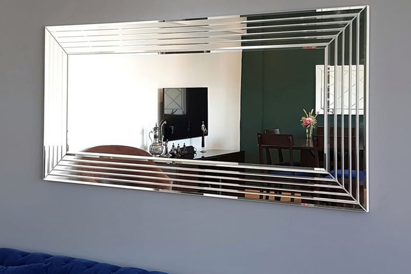 Dekorationsspegel Catilyn 65 cm - Silver - Textil & mattor - Matta - Små mattor