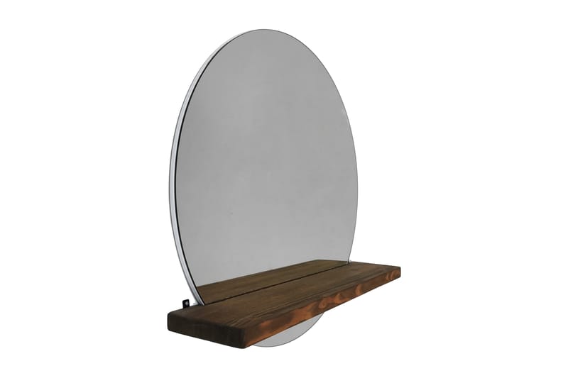 Dekorationsspegel Fechtner 70 cm - Valnöt - Möbler - Fåtölj & stolar - Pall & puff - Sittpuff