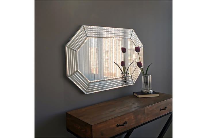 Dekorationsspegel Ikechi 60 cm - Silver - Inredning - Spegel - Väggspegel
