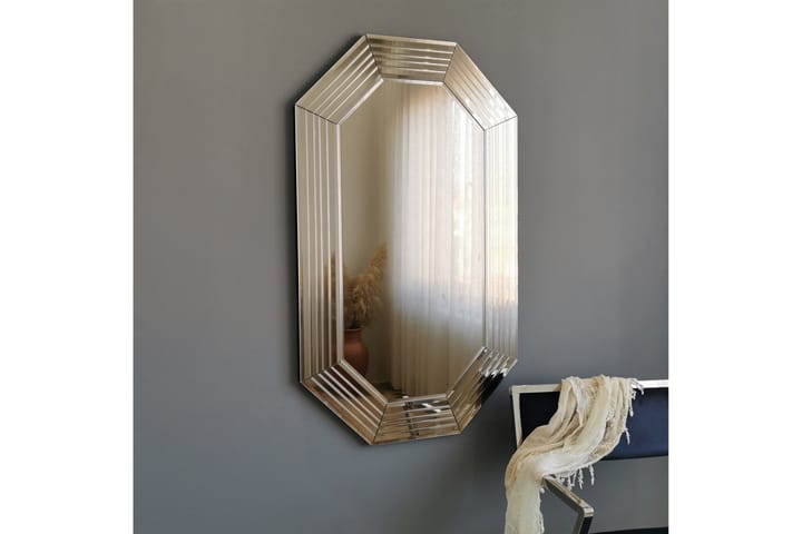 Dekorationsspegel Melholt 100 cm - Brons - Inredning - Spegel - Väggspegel