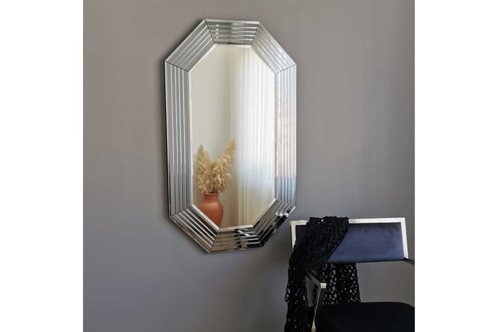Dekorationsspegel Rhaegar 100 cm - Silver - Inredning - Spegel - Väggspegel