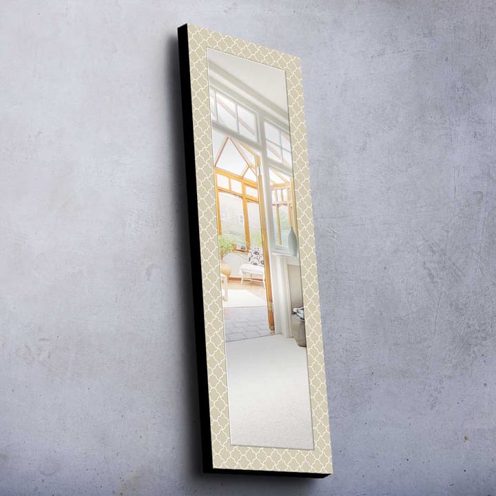 Dekorspegel 40x120 cm - Beige/Vit - Inredning - Spegel - Väggspegel