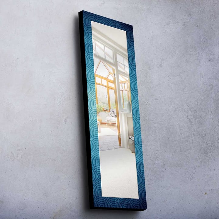 Dekorspegel 40x120 cm - Blå - Inredning - Spegel - Väggspegel