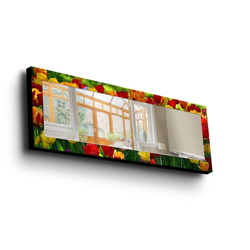 Dekorspegel Kytlym 40x120 cm Christmas - Spegelglas/Tyg/Flerfärgad - Inredning - Spegel - Hallspegel