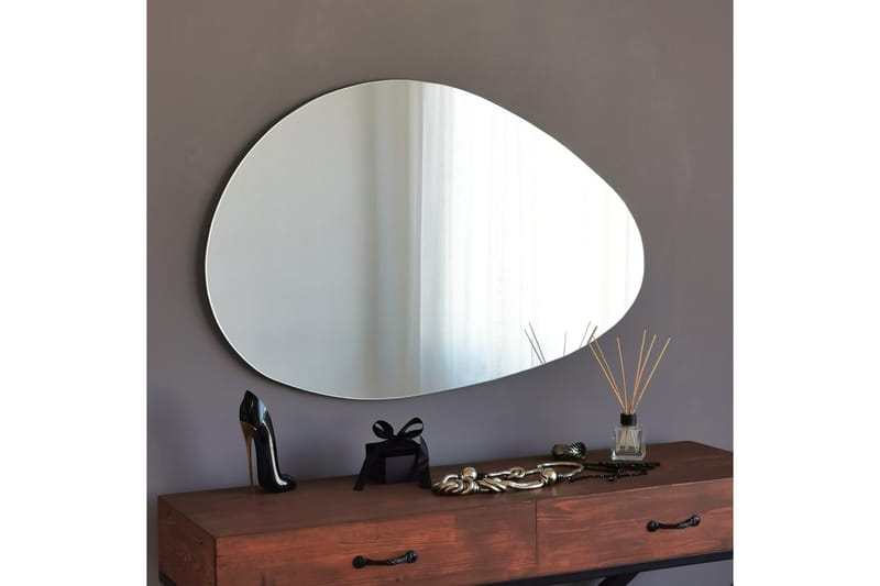 Spegel 50x76 cm - Svart - Inredning - Spegel - Hallspegel