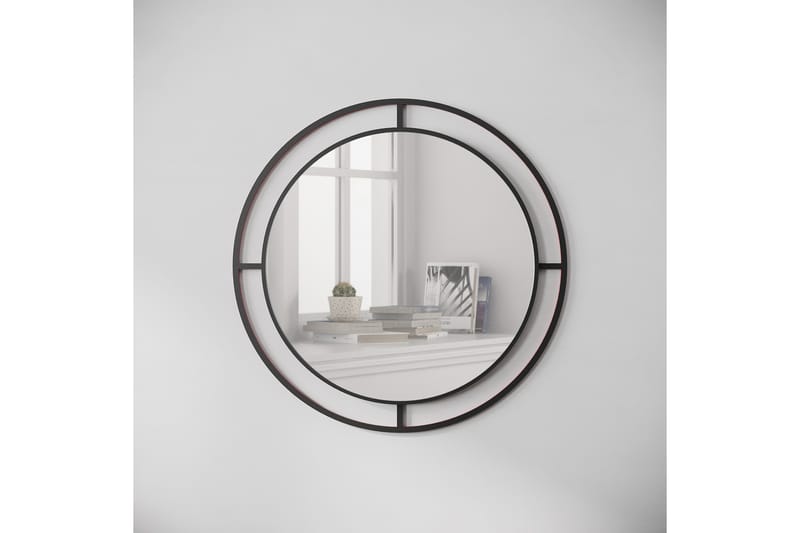 Spegel 55x55 cm - Svart - Inredning - Spegel - Väggspegel