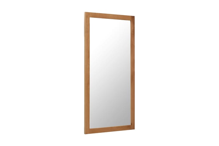 Spegel 60x120 cm massiv ek - Brun - Inredning - Spegel - Väggspegel