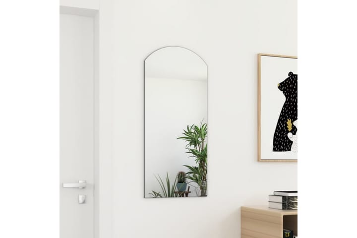 Spegel 90x45 cm glas - Vit - Möbler - Bord & matgrupp - Sminkbord & toalettbord