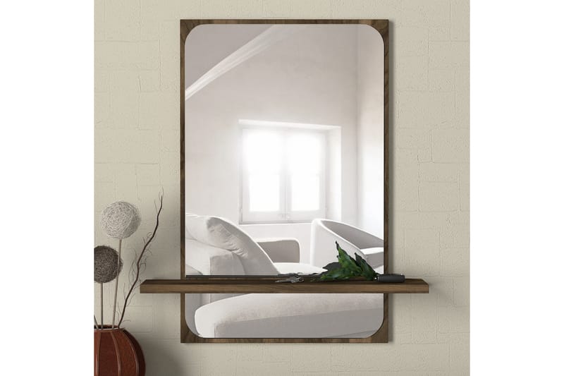 Spegel Bondsjö 45 cm - Brun - Inredning - Spegel - Hallspegel