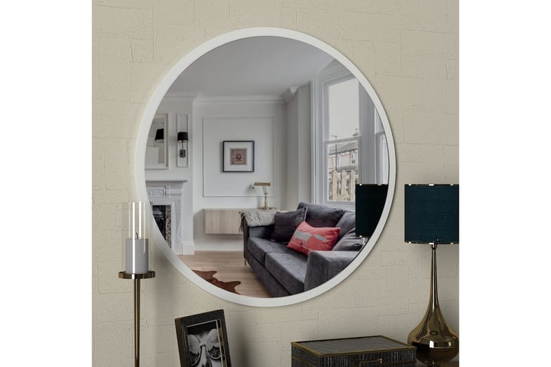 Spegel Coner 59 cm - Vit - Inredning - Spegel - Hallspegel
