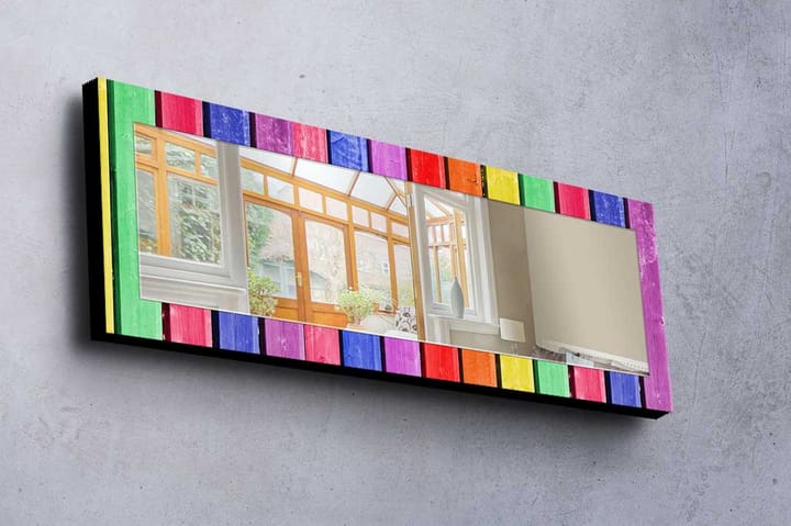 Spegel Dekorativ - Flerfärgad - Inredning - Spegel - Väggspegel