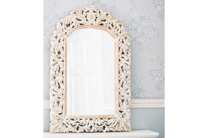 Spegel France 75x110 cm Whitewash - AmandaB - Inredning - Spegel - Hallspegel