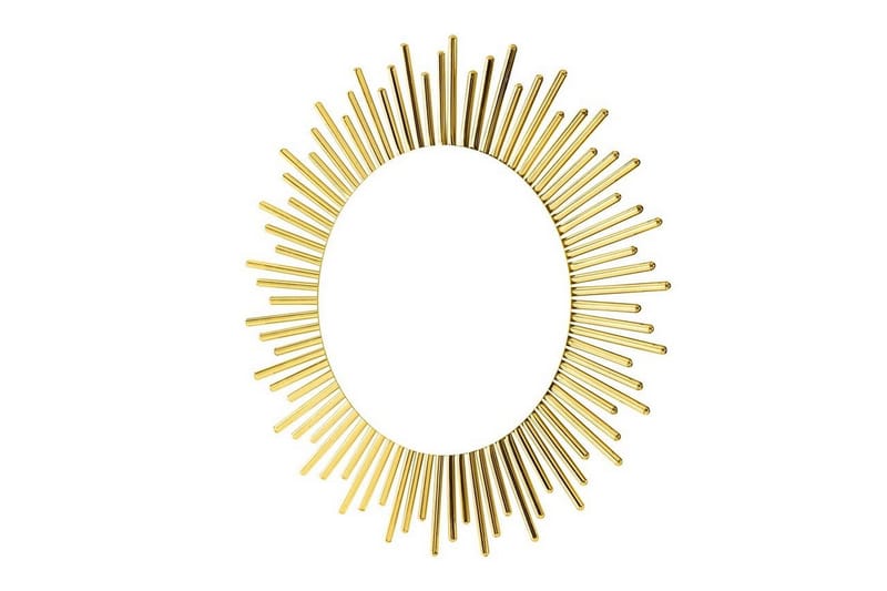 Spegel Hogeland 90 cm Rund - Guld - Förvaring - Småförvaring - Smyckesförvaring - Smyckesställ & smyckesskrin