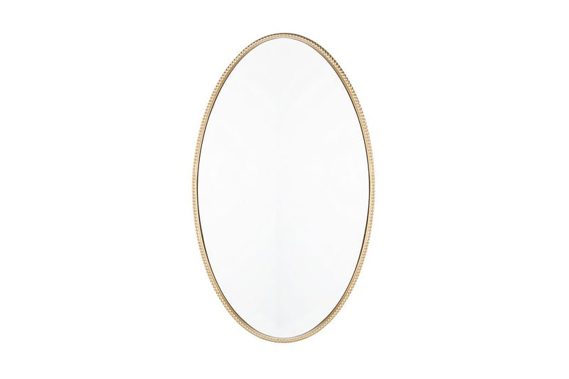Spegel Juman Oval 83x57 cm - Guld - Inredning - Spegel - Väggspegel