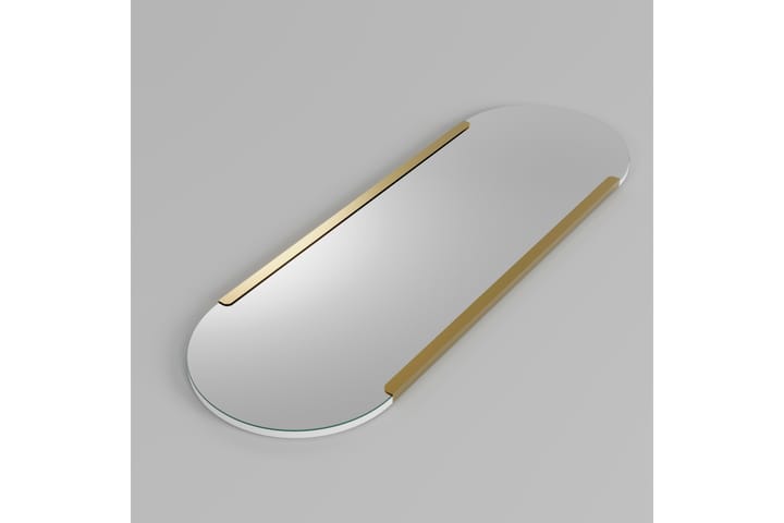 Spegel Last 50 cm Rektangulär - Guld - Inredning - Spegel - Väggspegel