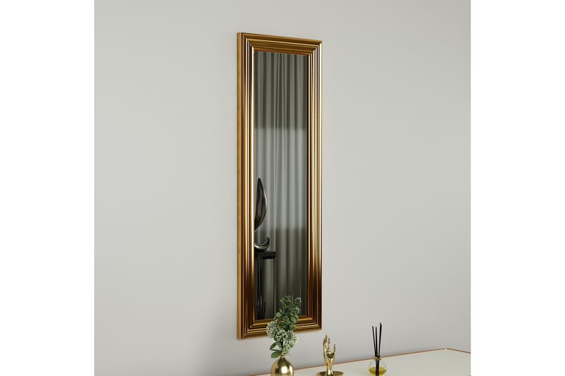 Spegel Ovea 30 cm Rektangulär - Guld - Inredning - Spegel - Väggspegel
