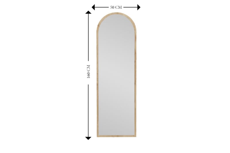 Spegel Rusele 50 cm Rektangulär - Trä/Natur - Inredning - Spegel - Väggspegel