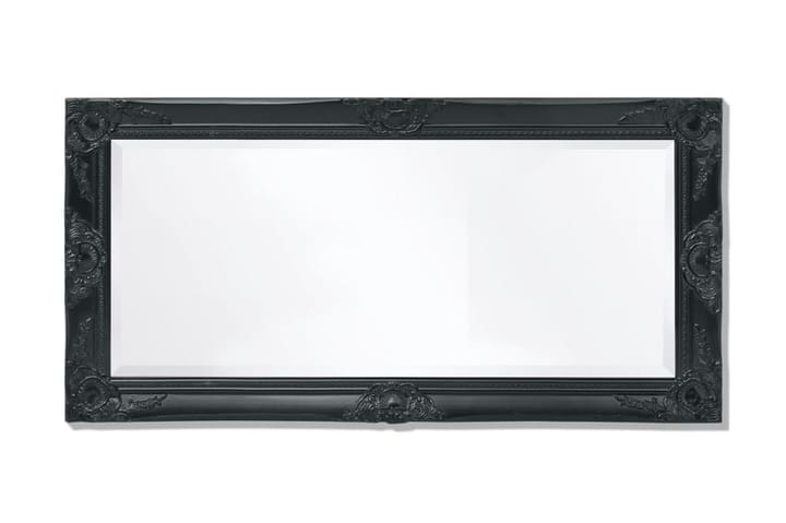 Vägglampa i barockstil 100x50 cm svart - Svart - Inredning - Spegel - Väggspegel