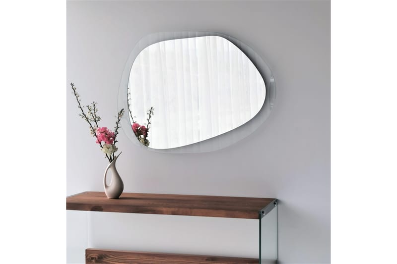 Väggspegel Banize 55x75 cm - Härdat Glas - Inredning - Spegel - Hallspegel