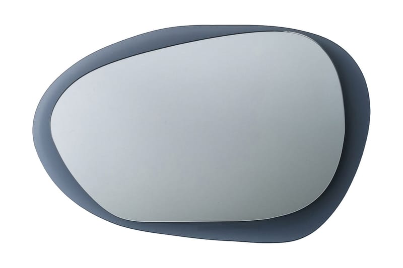 Väggspegel Banize 75x55 cm - Grå/Härdat Glas - Inredning - Spegel - Väggspegel