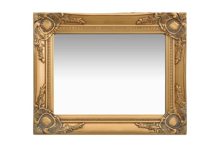 Väggspegel barockstil 50x40 cm guld - Guld - Inredning - Spegel - Väggspegel