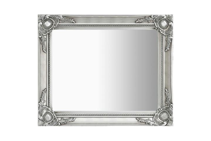 Väggspegel barockstil 50x60 cm silver - Silver - Inredning - Spegel - Väggspegel