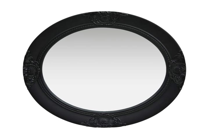 Väggspegel barockstil 50x70 cm svart - Svart - Inredning - Spegel - Väggspegel