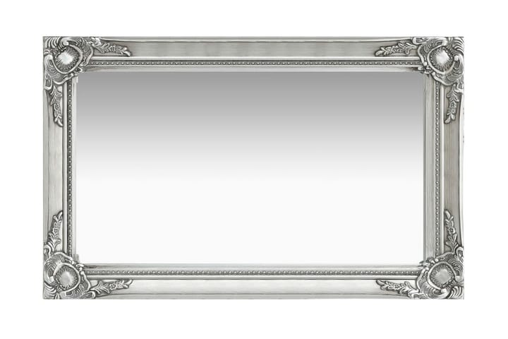 Väggspegel barockstil 50x80 cm silver - Silver - Inredning - Tavlor & posters - Ramar & tavelram