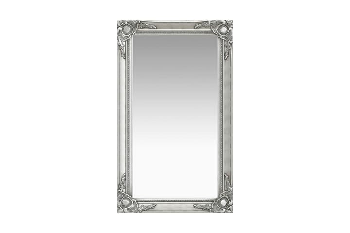 Väggspegel barockstil 60x100 cm silver - Silver - Inredning - Spegel - Hallspegel