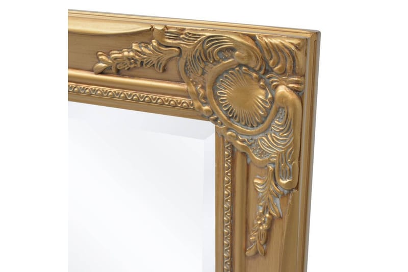 Väggspegel i barockstil 100x50 cm guld - Guld - Inredning - Spegel - Väggspegel