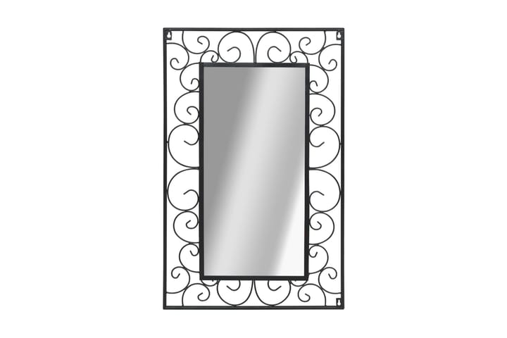 Väggspegel rektangulär 50x80 cm svart - Svart - Inredning - Spegel - Väggspegel