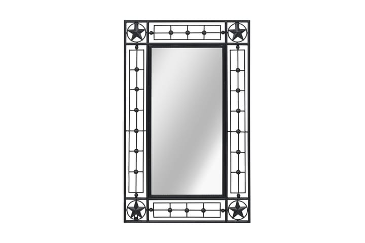 Väggspegel rektangulär 50x80 cm svart - Svart - Inredning - Spegel - Väggspegel