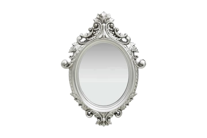 Väggspegel slottsstil 56x76 cm silver - Silver - Inredning - Spegel - Väggspegel