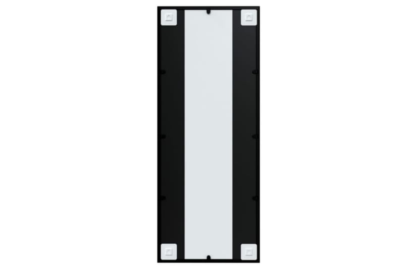Väggspegel svart 100x40 cm metall - Svart - Inredning - Spegel - Väggspegel
