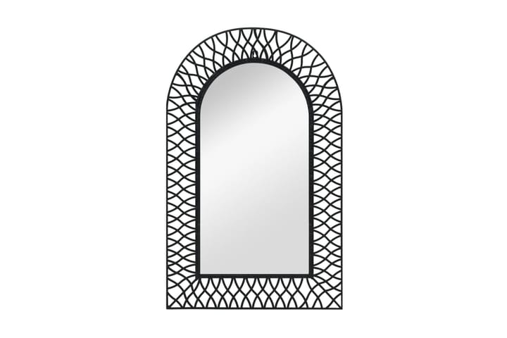 Väggspegel välvd 50x80 cm svart - Svart - Inredning - Spegel - Väggspegel