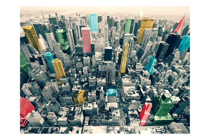Fototapet New Yorks Färgstarka Reflektioner 300x231 - Artgeist sp. z o. o. - Inredning - Tapet - Fototapet