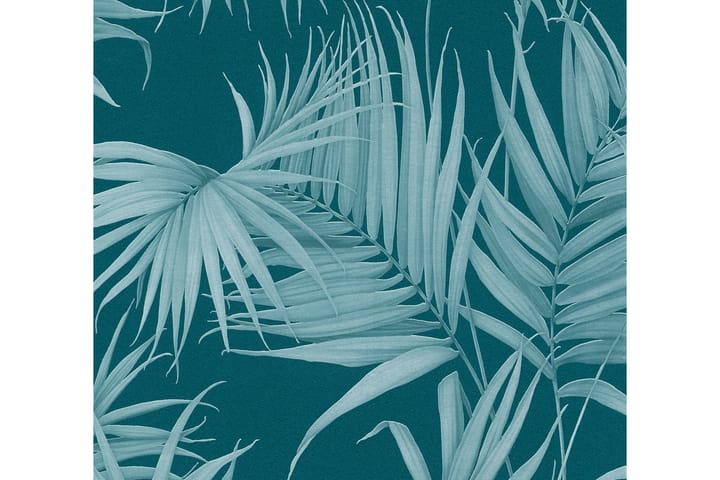Palm tree Tapet Dream Again Ovävd Blå - AS Creation - Inredning - Tapet - Mönstrad tapet