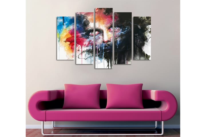 Canvasmålning Dekorativ 5 Delar - Flerfärgad - Inredning - Tavlor & posters - Canvastavla