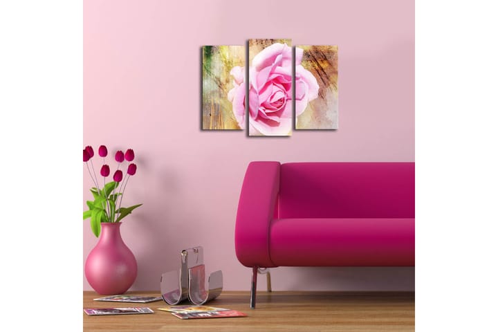 Canvasmålning Dekorativ LED-belysning 3 Delar - Flerfärgad - Inredning - Tavlor & posters - Canvastavla