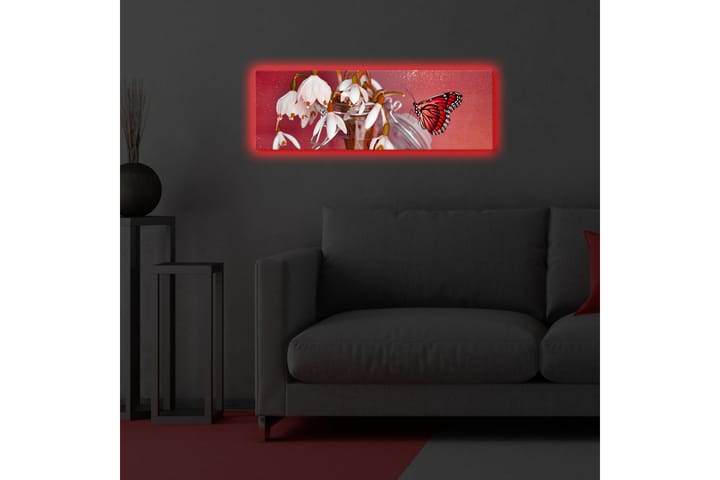 Canvasmålning Dekorativ LED-belysning - Flerfärgad - Inredning - Tavlor & posters - Canvastavla